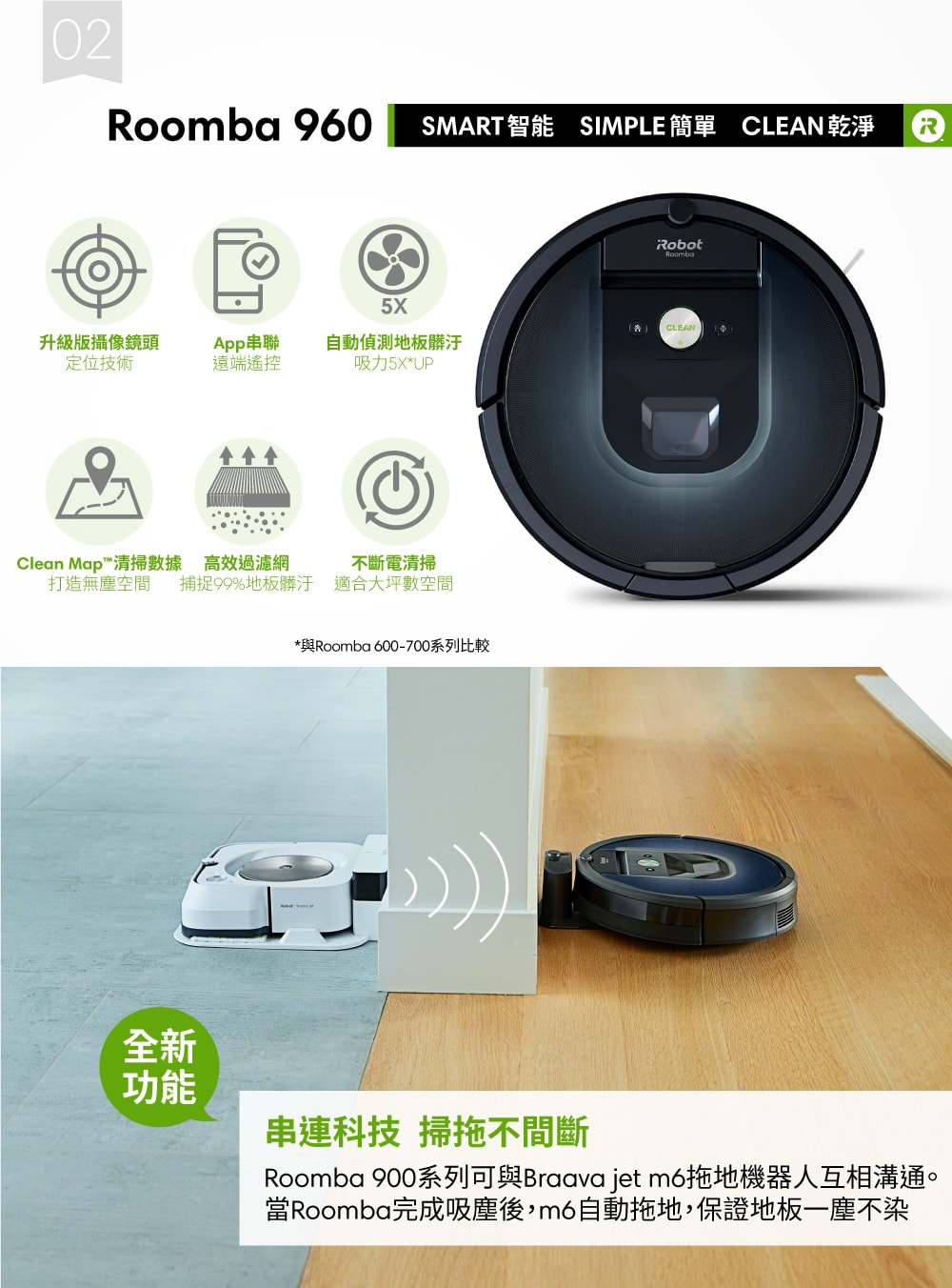 iRobot Roomba 960 柏林藍 